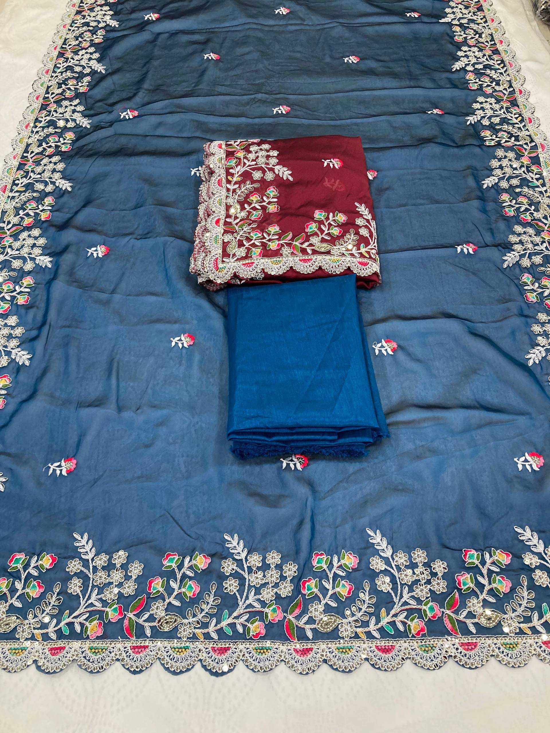 Rangoli Silk Embroidered Sarees